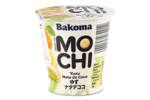 Йогурт Bakoma Мочі з юзу та Ната де Коко
