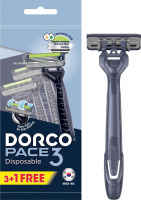 Станок Dorco Pace Чоловічий Однораз 3 лез 4шт