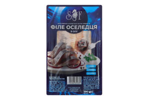 Філе оселедця в олії Silver Food лоток 200г