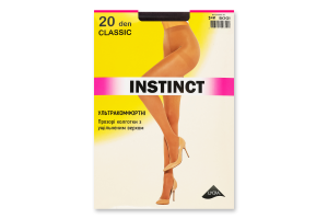 Колготки жіночі Instinct Classic 20den 3 bogi