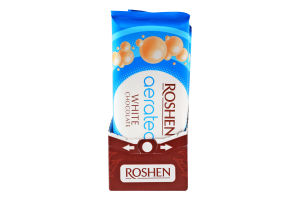 Шоколад белый пористый Roshen м/у 80г