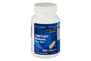 CareOne Century Mature Men 50+ Dietary Supplement Tablets - 100 CT