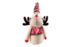 Прикраса декоративна Олень в ковпаку 30см