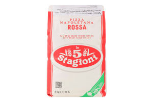 Мука из мягких сортов пшеницы Pizza Napoletana Rossa Le 5 Stagioni в/с м/у 5кг