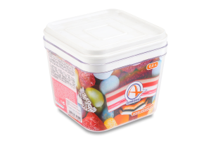 Ємність для сипучих продуктів Алеана білий 0,6л