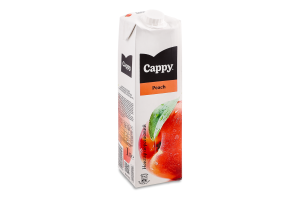 Нектар пастеризованный персиковый Cappy т/п 1л