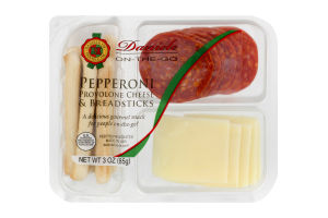 On-the-go pepperoni provolone Cheese&breadsticks snack (736436200928)