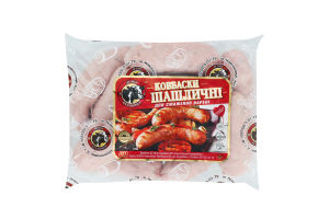 Ковбаски для смаження варені Шашличні М'ясо Буковини кг