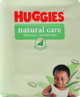 Салфетки влажные для детей Natural Care Huggies 4х56шт