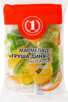 Мармелад желейний Груша-диня ТМ "1" м/у 200г