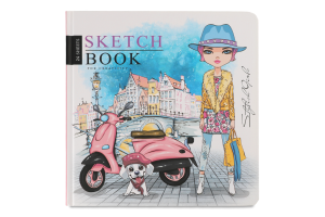 Скетчбук 200*200мм 24аркуші N9457 Буржуа