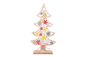 Прикраса декор Ялинка з сніжинк 15*5*28,5см 985717