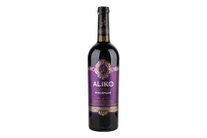 Вино 0.75л 9-13% червоне напівсолодке ординарне столове Піросмані Aliko C&W пл
