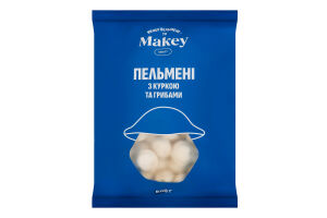 Пельмени замороженные с курицей и грибами Makey м/у 600г