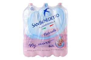Вода мінеральна негазована природна столова San Benedetto п/пл 2л