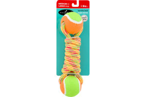 Champion Breed Tennis Ball Rope Bone Medium To Large Dogs