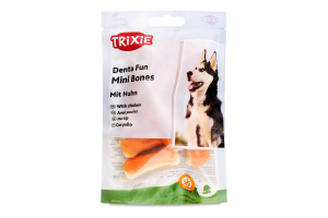 Ласощі д/собак Дента Фан Кісточка пресована жувальна 5см 120г Тріксі