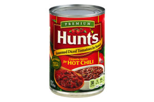 Hunt's Diced Tomatoes in Sauce Chipotle Spices for Hot Chili