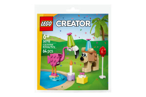 Конструктор для дітей від 6років №30715 Cute animal birthday party Creator Lego 64ел