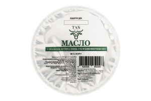 Масло сладкосливочное 88% из молока буйволиц TASbio ст 100г