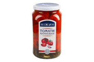 Томаты маринованные пастеризованные Ніжин с/б 920г