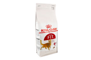 Корм сухой для взрослых котов от 1года Fit Royal Canin м/у 2кг