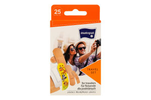 Пластир медичний Travel Set 25шт Matopat