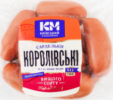 Сардельки Королівські Київський м'ясокомбінат в/с кг