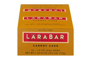 Larabar Fruit & Nut Food Bar Carrot Cake - 16 CT
