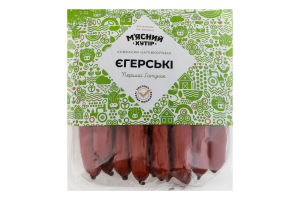 Колбаски с мясом птицы Егерские М'ясний хутір п/к 1с кг