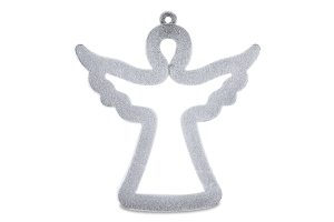 Підвіска Ангел №1 Оксамит пластик 9*9см 1003-1