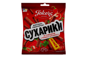 Сухарики ржано-пшеничные Томат спайси Big pack Jokers м/у 100г