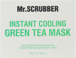 Маска для лица охлаждающая с экстрактом зеленого чая Mr.Scrubber 250мл