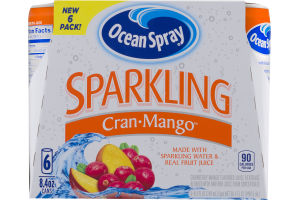 Ocean Spray Sparkling Cran-Mango - 6 CT