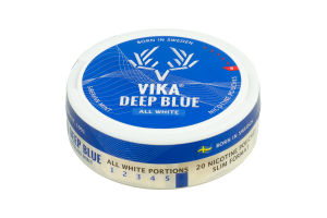 Порції нікотиновмісні з підсолоджувачами Vika Deep blue Siberian mint 20шт