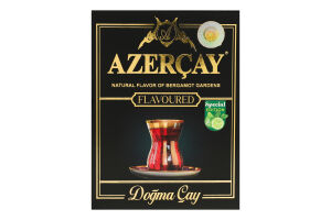 Чай чорний з ароматом бергамоту Azercay к/у 100г