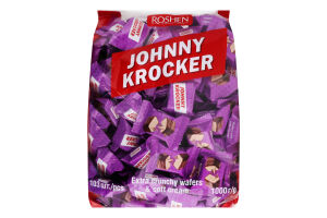Вафли с начинкой со вкусом молока Johnny Krocker Roshen м/у 1кг