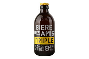 Пиво Biere des Amis Triple cвітле