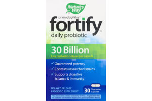Nature's Way Fortify Daily Probiotic Capsules - 30 CT