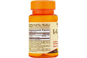 Sundown Naturals L-Carnitine 500 mg Dietary Supplement Tablets - 30 CT