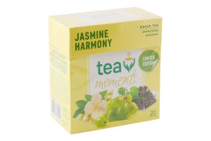 Чай зелений ароматизований Jasmine harmony Tea Moments к/у 20х1.7г