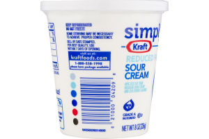 Kraft Simply Reduced Fat Sour Cream