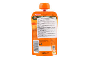 Пюре для дітей від 6міс гомогенізоване стерилізоване з вітаміном С Яблуко та полуниця Plasmon д/п 100г