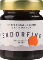 Джем из черной смородины и апельсина Endorfine с/б 234г