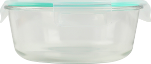 Контейнер д/зберігання 1,3л скло круглий з кришкою