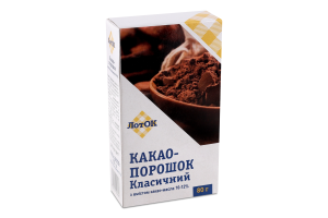 Какао-порошок 10-12% Классический ЛотОК к/у 80г
