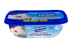 Dean's Lowfat 1% Milkfat Cottage Cheese Small Curd