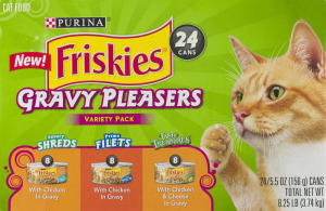 Purina Friskies Cat Food Gravy Pleasers Variety Pack - 24 CT