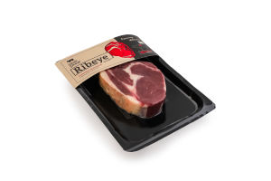 Стейк яловича корейка Рібай Smeat Skott охол лоток кг