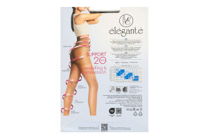 Колготки жіночі Elegante Support Modelling&Compression 20den 5 nero